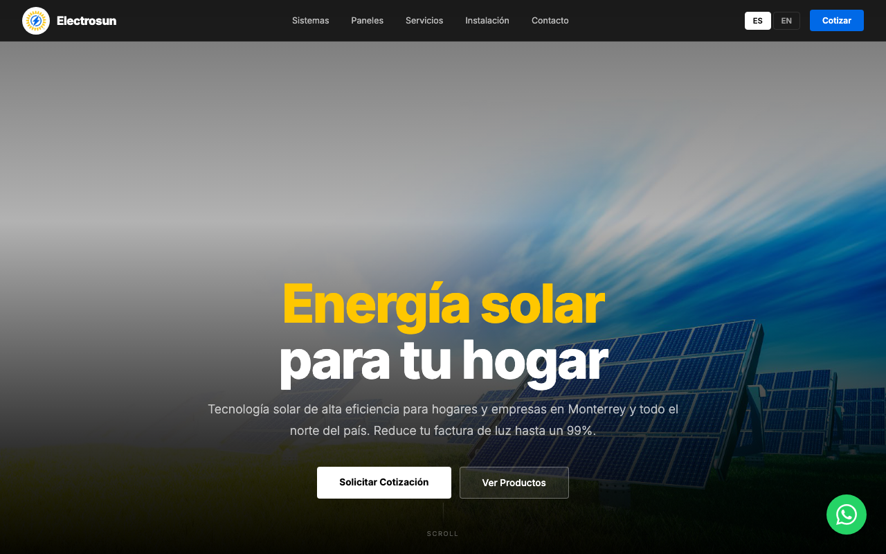 Electrosun website